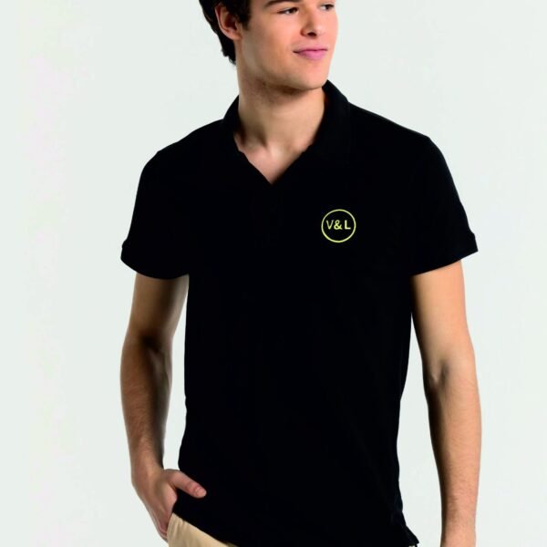 Polo m/c VyL negro