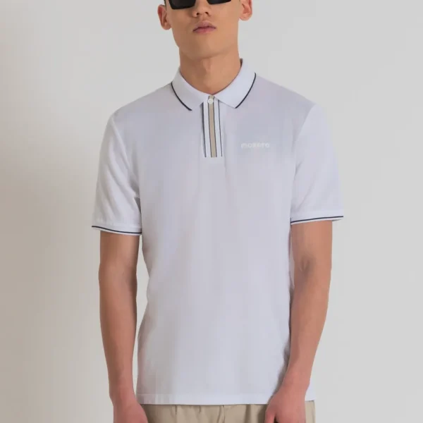 Polo Regular Fit con Logo Relieve Morato
