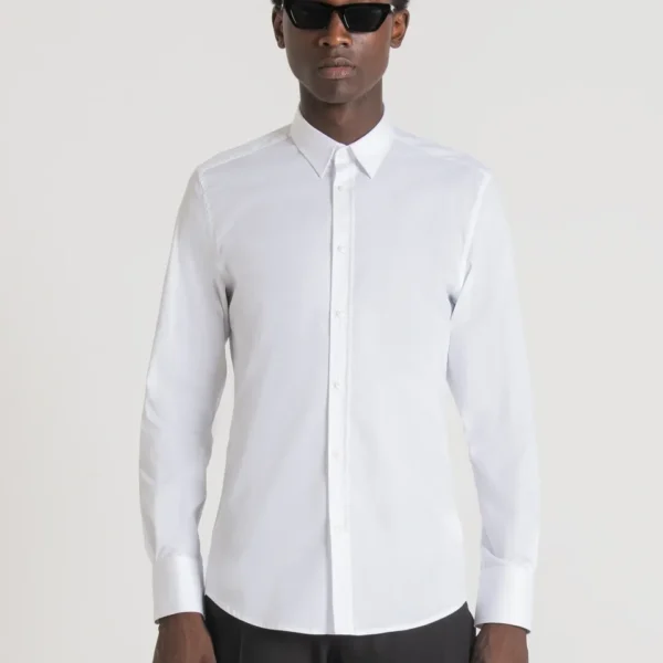 Camisa Super Slim Fit Blanca Antony Morato