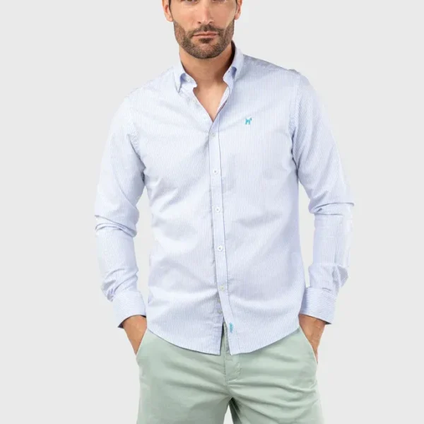 Camisa  Oxford Raya Celeste Williot