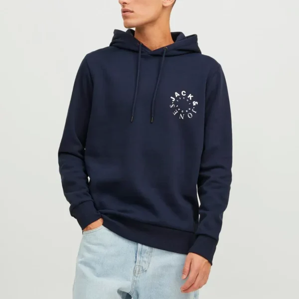 Sudadera Capucha Warrior Marino Jack and Jones
