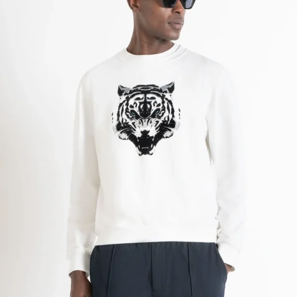 Sudadera Regular Fit Tigre Blanca Morato