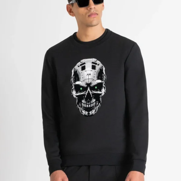 Sudadera Robot Negra Morato