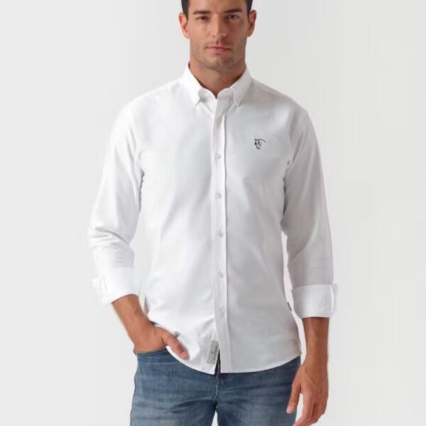 Camisa Oxford Blanca La Garrocha