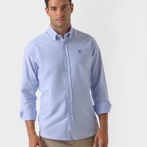 Camisa Oxford Celeste La Garrocha