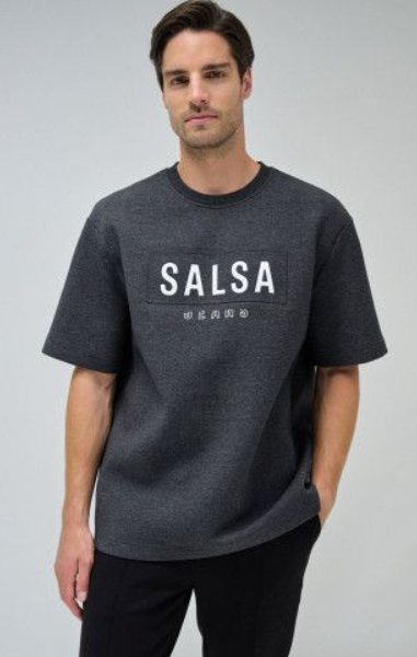 Camiseta Logo Gris Salsa