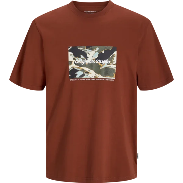 Camiseta Newton Marrón Jack and Jones