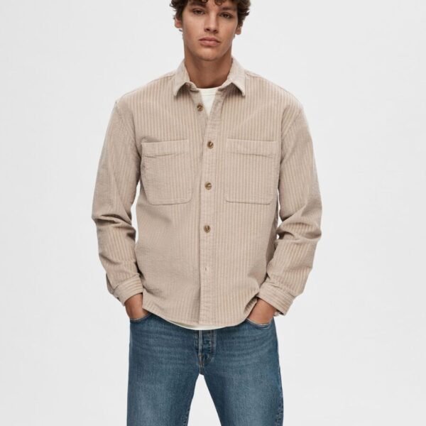 Camisa Peder Beige Selected