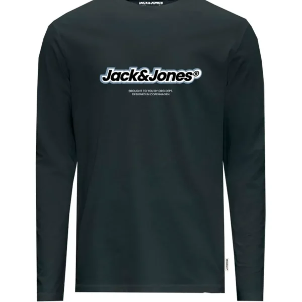 Camiseta m/l Newton Verde Jack&Jones
