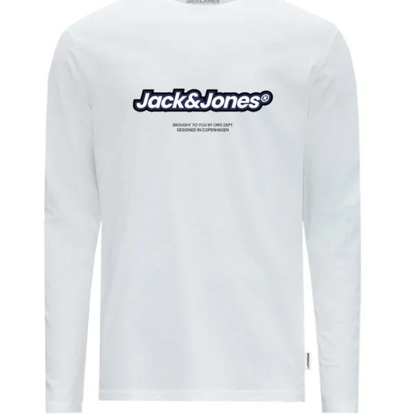 Camiseta m/l Newton Blanca Jack&Jones