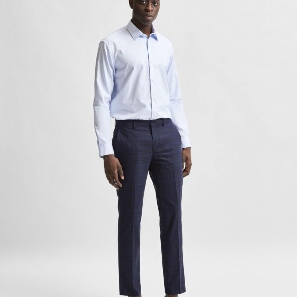Camisa Slim Classic Azul Selected