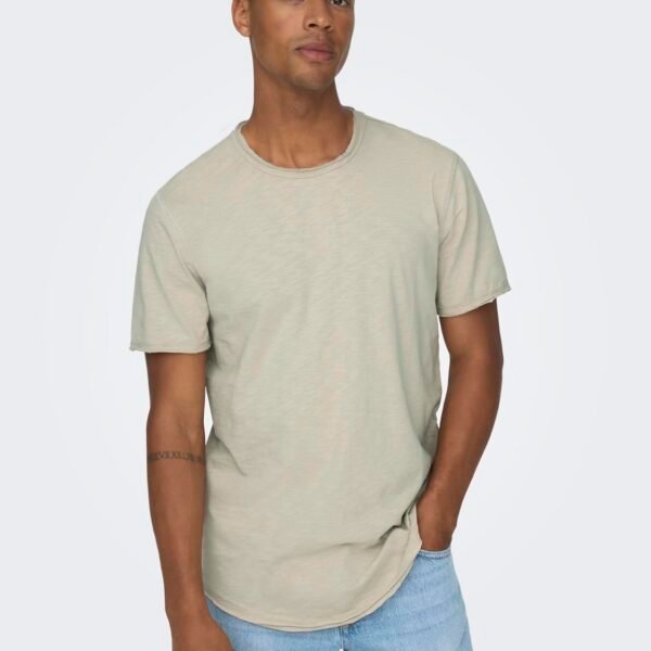 Camiseta m/c Benne Beige Only and Sons