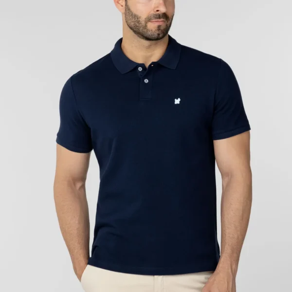 Polo Liso Azul marino Williot