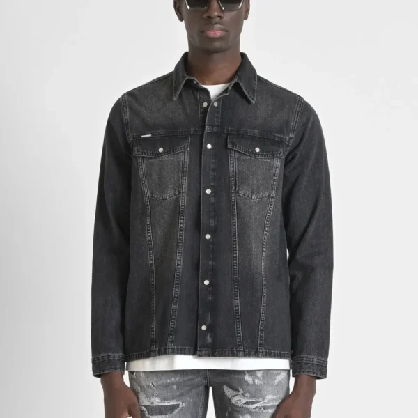 Camisa Vaquera Negra Antony Morato