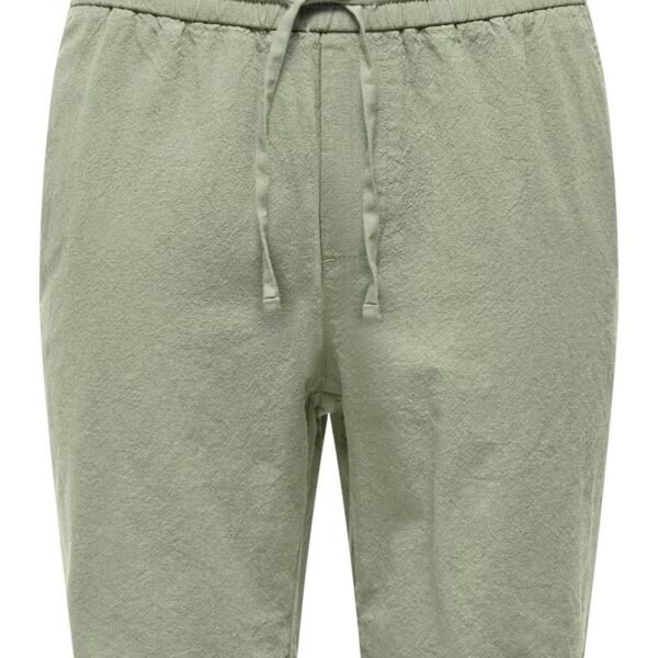Shorts Lino Verde Only and Sons