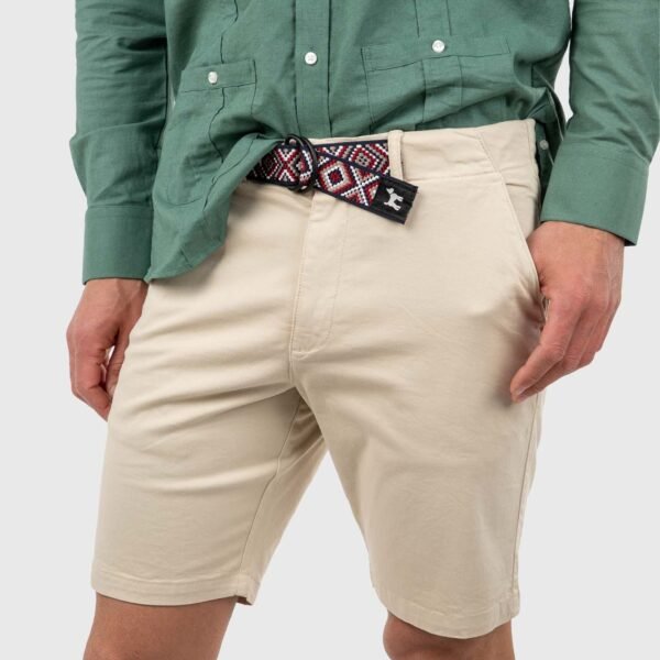 Bermuda Beige Cinturón Étnico Williot