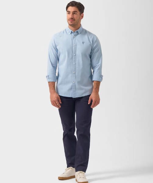 Camisa Garnent Dyed Celeste La Garrocha