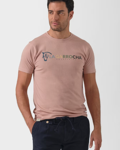 Camiseta Equestrian Rosa La Garrocha
