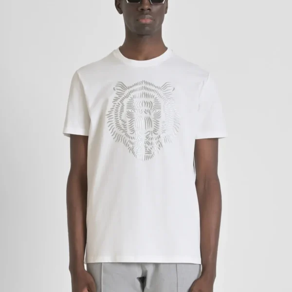 Camiseta Regular Tigre Blanca Morato
