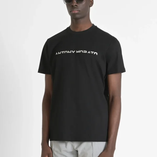 Camiseta Logo Bicolor Negra Morato