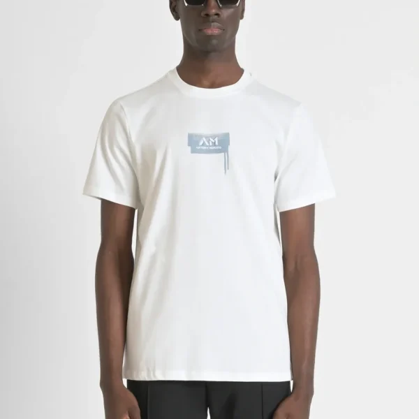 Camiseta Regular Logo Graffitti Blanca Morato