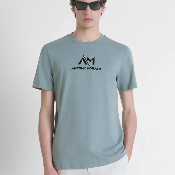 Camiseta Regular Monograma Verde Morato