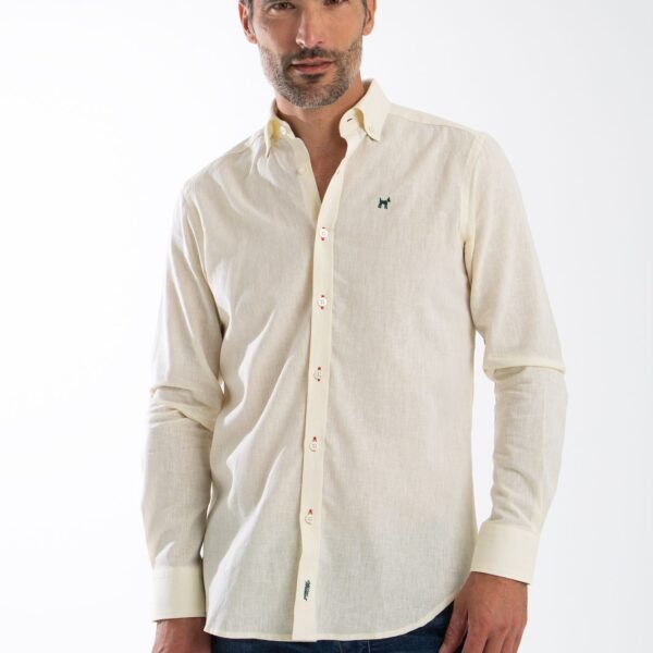 Camisa Lino Amarillo Williot
