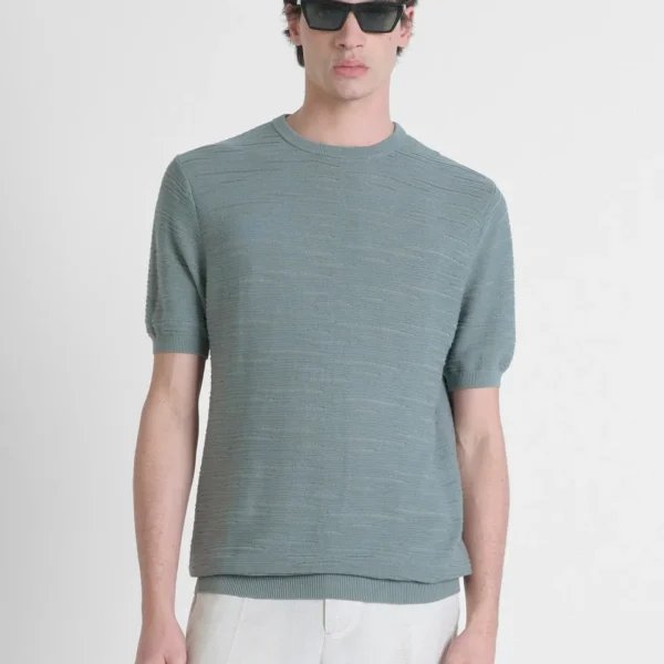 Jersey Regular Hilo Verde Morato