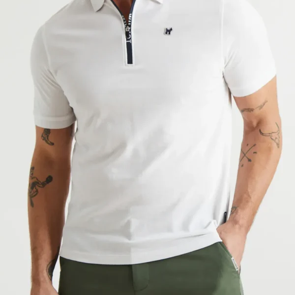 Polo Cremallera Blanco Williot