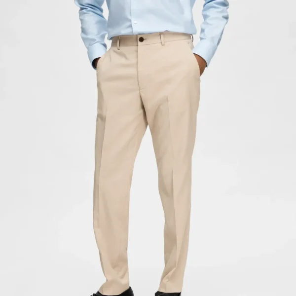 Pantalón Traje Cedrid Beige Selected