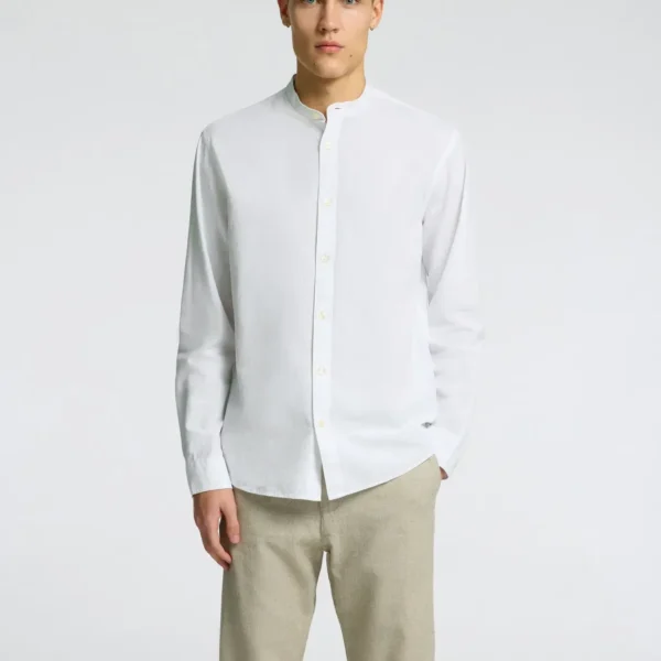 Camisa Reg Mao Sun Lino Blanca Selected