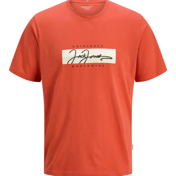 Camiseta Fredererikberg Naranja Jack and Jones