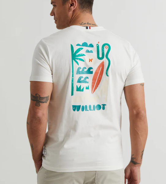 Camiseta Washed Summer Elements Blanco Williot
