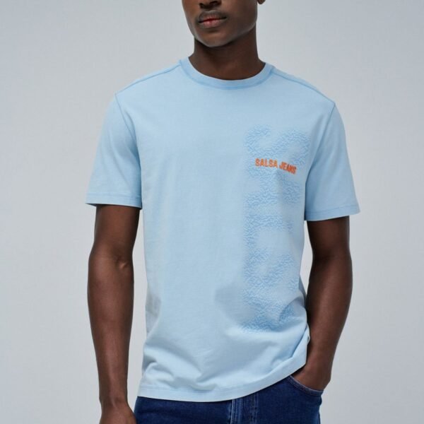 Camiseta con Logo Azul Salsa