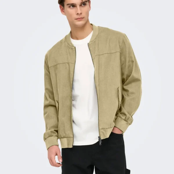Bomber Renato Lino Beige Only and Sons