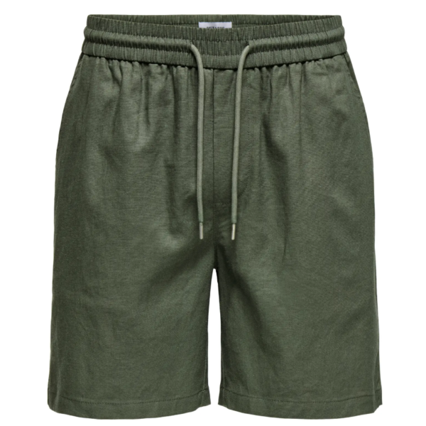 Bermuda Lino Rufus Verde Only and Sons