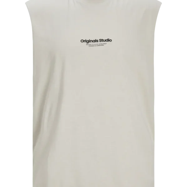 Camiseta Sleeveless Tirantes Beige Jack and Jones