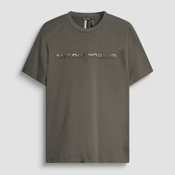 Camiseta Logo Bicolor Kakhi  Morato