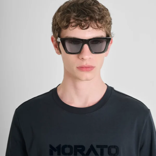 Camiseta Regular Logo Marino Morato