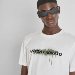 Camiseta Logo Pintado Blanca Morato