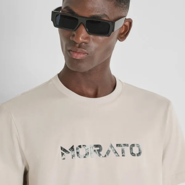 Camiseta Estampado Beige Morato