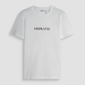 Camiseta Logotipo Estampado Blanca Morato