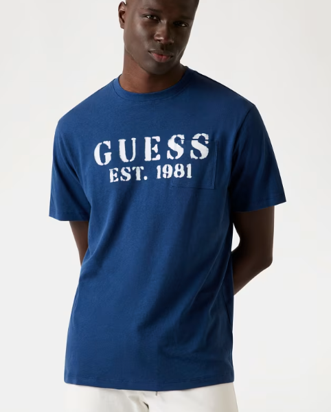 Camiseta Marina Azul Guess