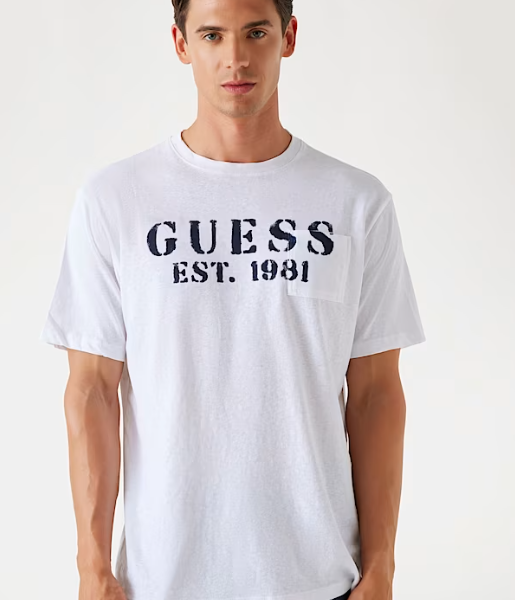 Camiseta Marina Blanca Guess