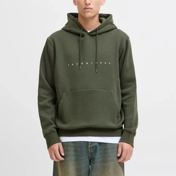 Sudadera Star Verde Jack and Jones