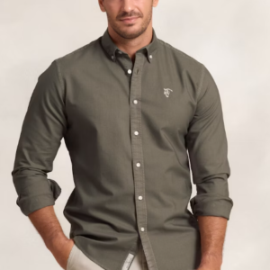 Camisa Garment Dyed Oliva La Garrocha