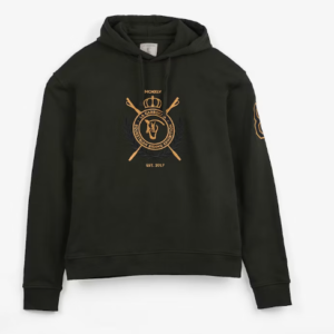 Sudadera Capucha Escudo kakhi La Garrocha