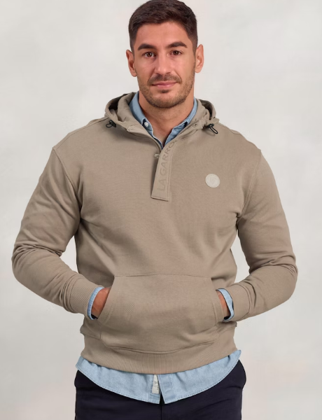 Sudadera MC y Capucha Beige La Garrocha