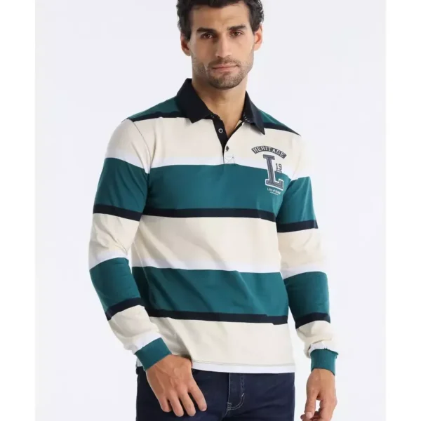 Polo Leandre Rayas Verde Lois