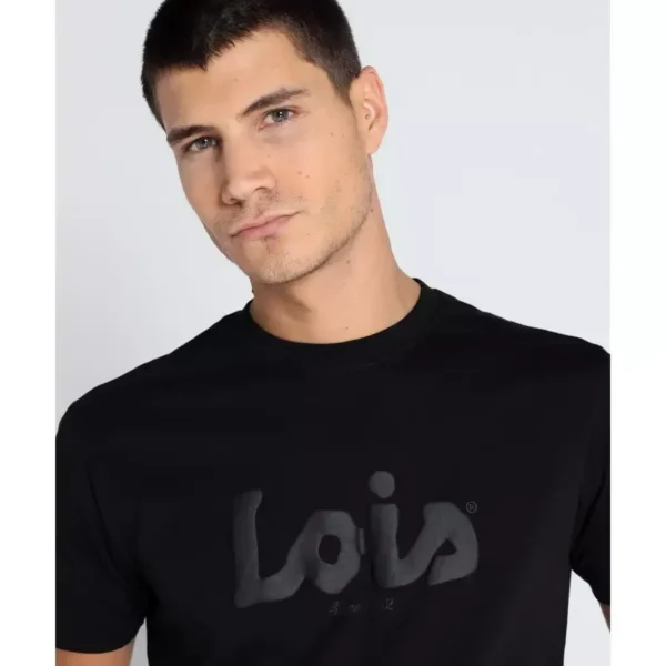 Camiseta básica Alexis Negra Lois